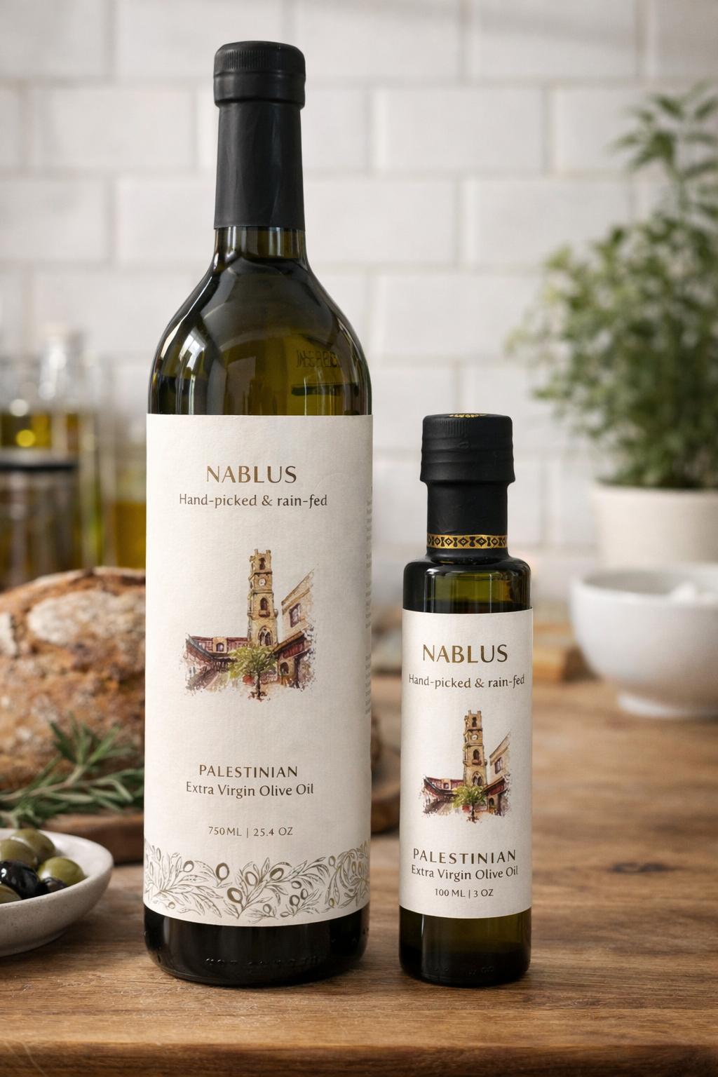NABLUS Organic Extra Virgin Olive Oil – Pasar Palestin