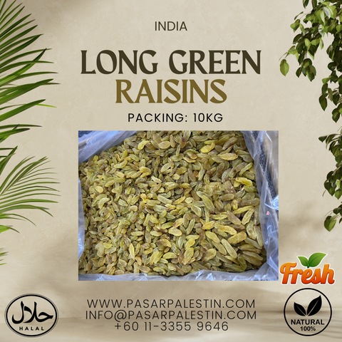 Natural Long Green Raisin