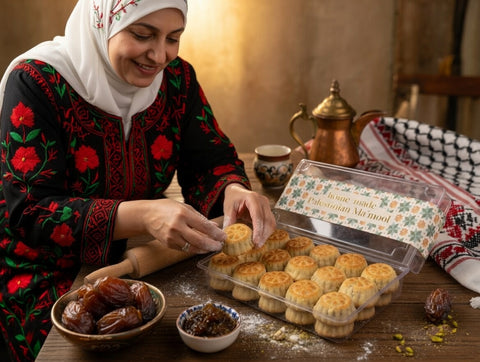 Palestinian Ma'mool (Date stuffed)
